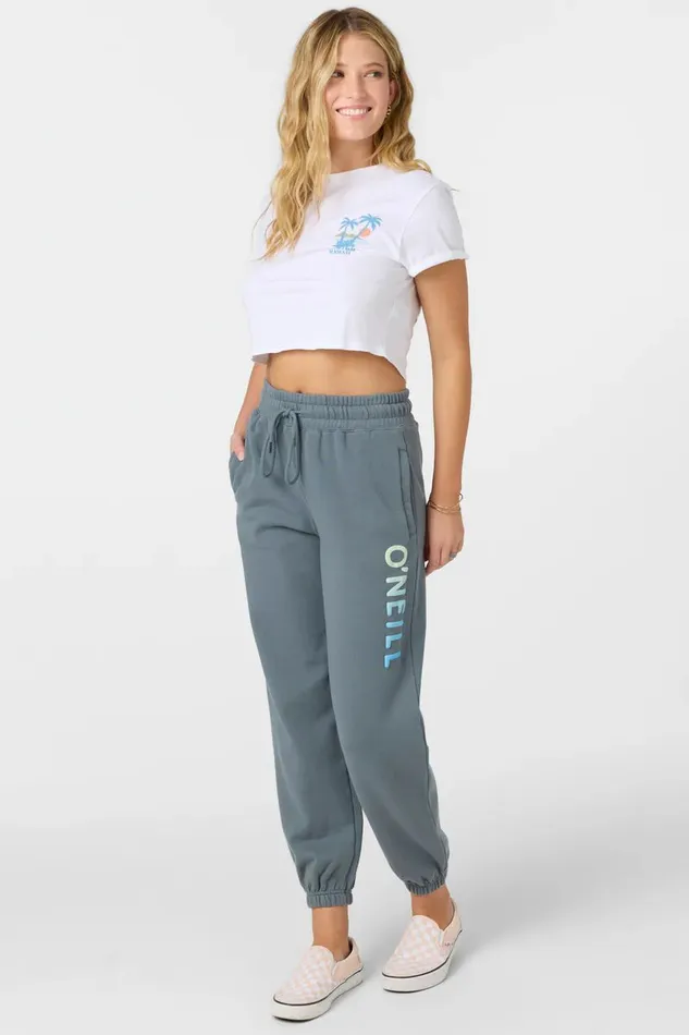 O039NEILL WEEKENDS LOUNGE FLEECE PANTS Washed Slate Women Collections
