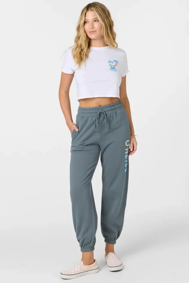 O039NEILL WEEKENDS LOUNGE FLEECE PANTS Washed Slate Women Collections