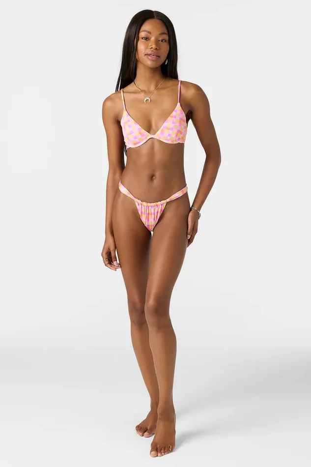 O039NEILL WINDSOR PLAID HONOPU TOP Women Swim