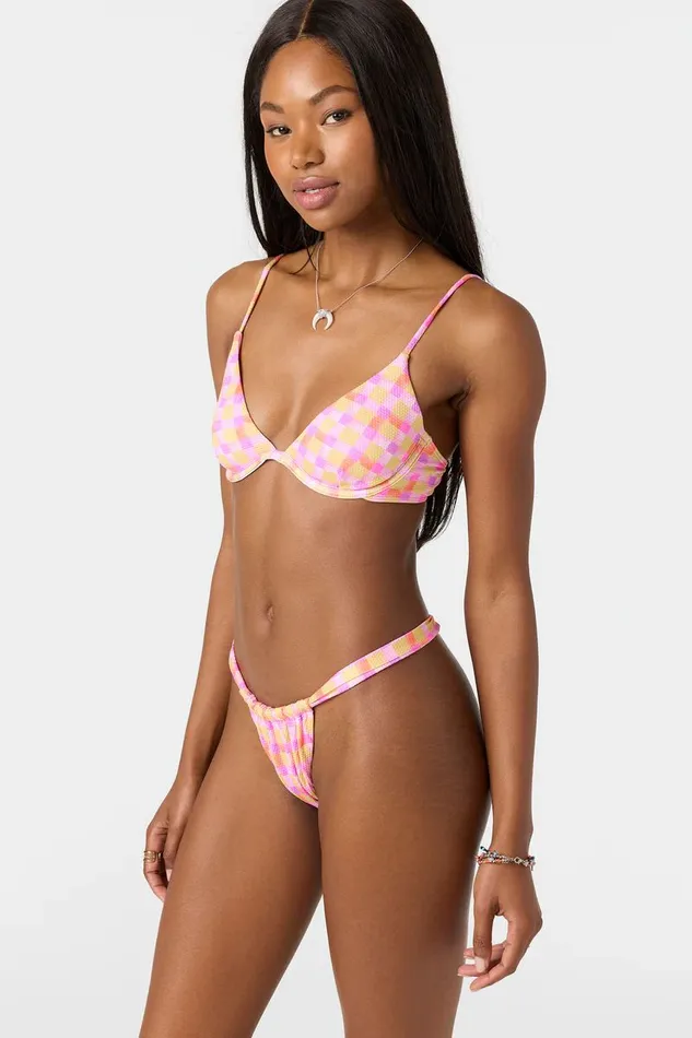 O039NEILL WINDSOR PLAID HONOPU TOP Women Swim