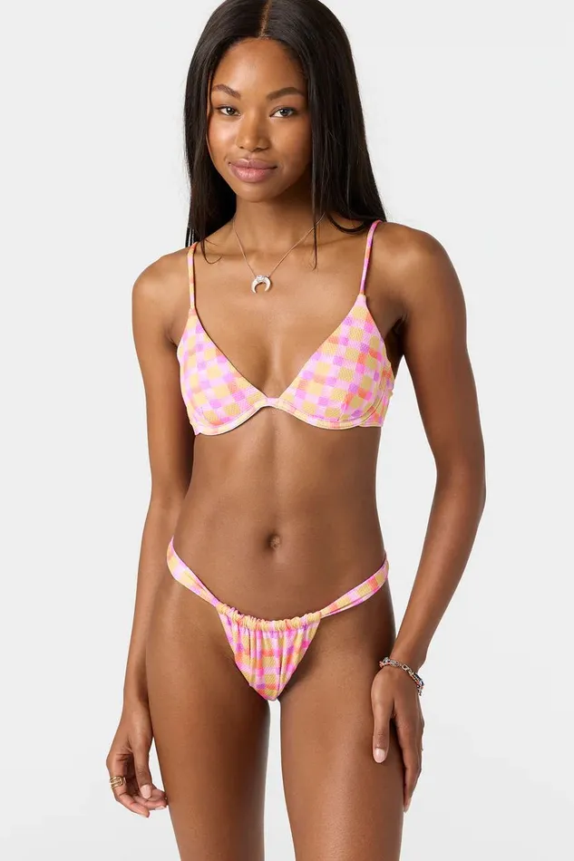 O039NEILL WINDSOR PLAID HONOPU TOP Women Swim