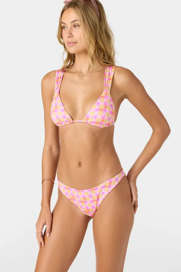 O039NEILL WINDSOR PLAID MENORCA TOP Women Top Style