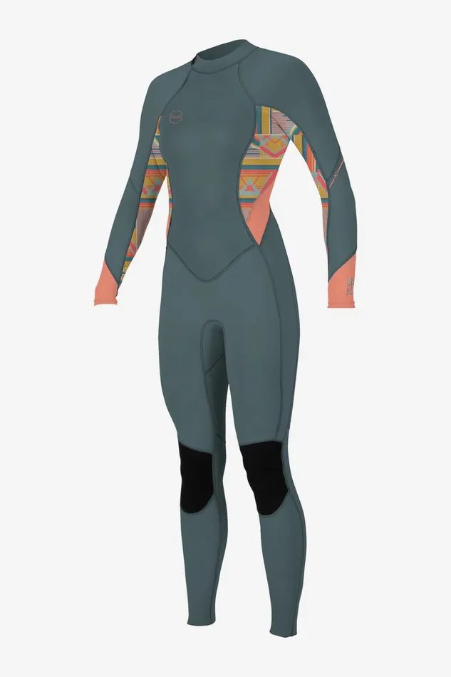 O039NEILL WOMEN039S BAHIA 2MM BACK ZIP FULL WETSUIT Shade Crl Women Series