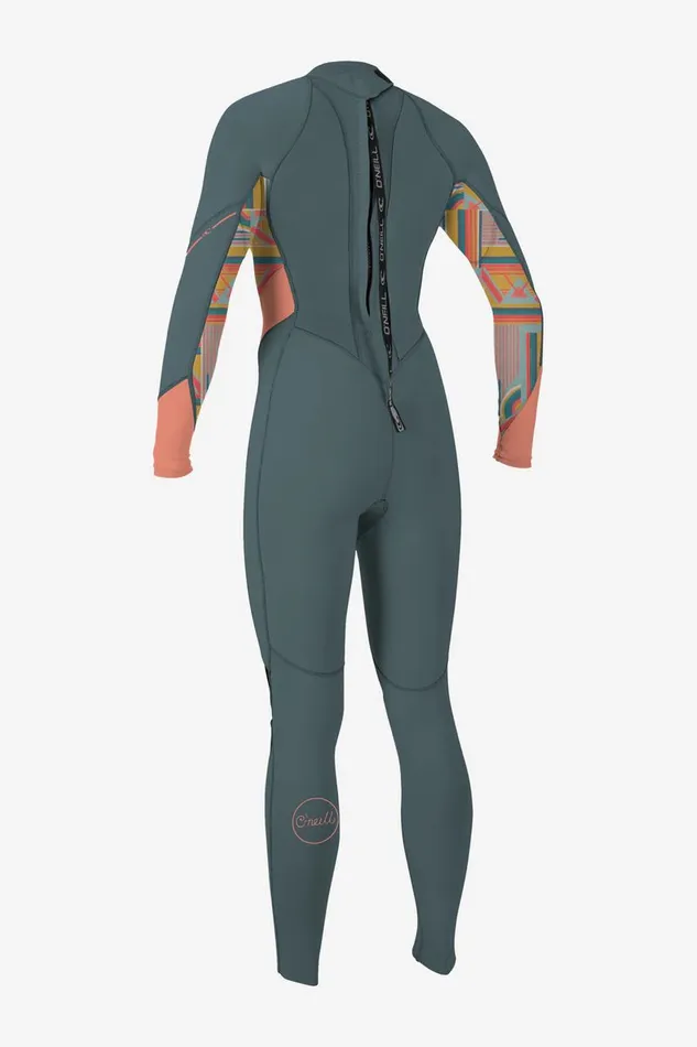 O039NEILL WOMEN039S BAHIA 2MM BACK ZIP FULL WETSUIT Shade Crl Women Series