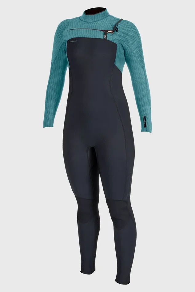 O039NEILL WOMEN039S BLUEPRINT 32MM CHEST ZIP FULL WETSUIT Blk Brstl Women Women039S Wetsuits