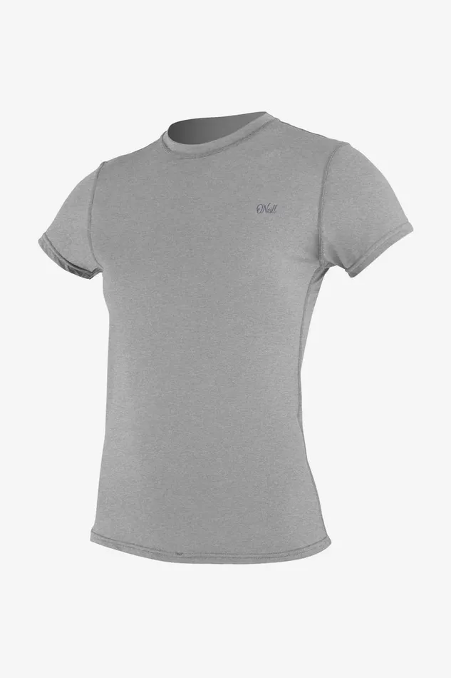O039NEILL WOMEN039S BLUEPRINT UV SHORT SLEEVE SUN SHIRT Overcast Women Women039S Wetsuits