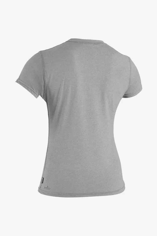 O039NEILL WOMEN039S BLUEPRINT UV SHORT SLEEVE SUN SHIRT Overcast Women Women039S Wetsuits