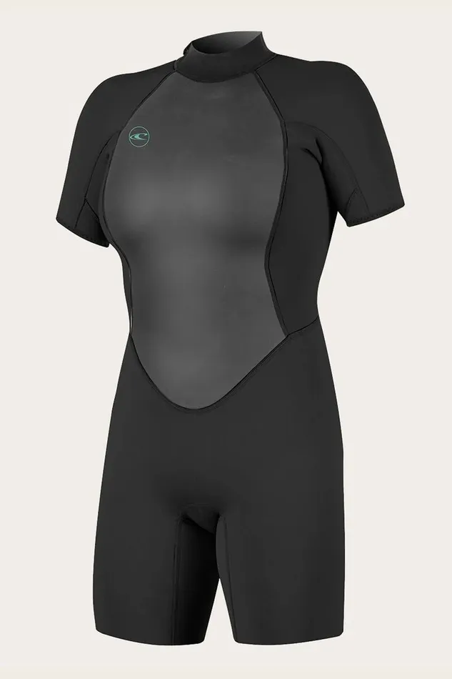 O039NEILL WOMEN039S REACTOR2 2MM BACK ZIP SS SPRING WETSUIT Blkblk Women Women039S Wetsuits