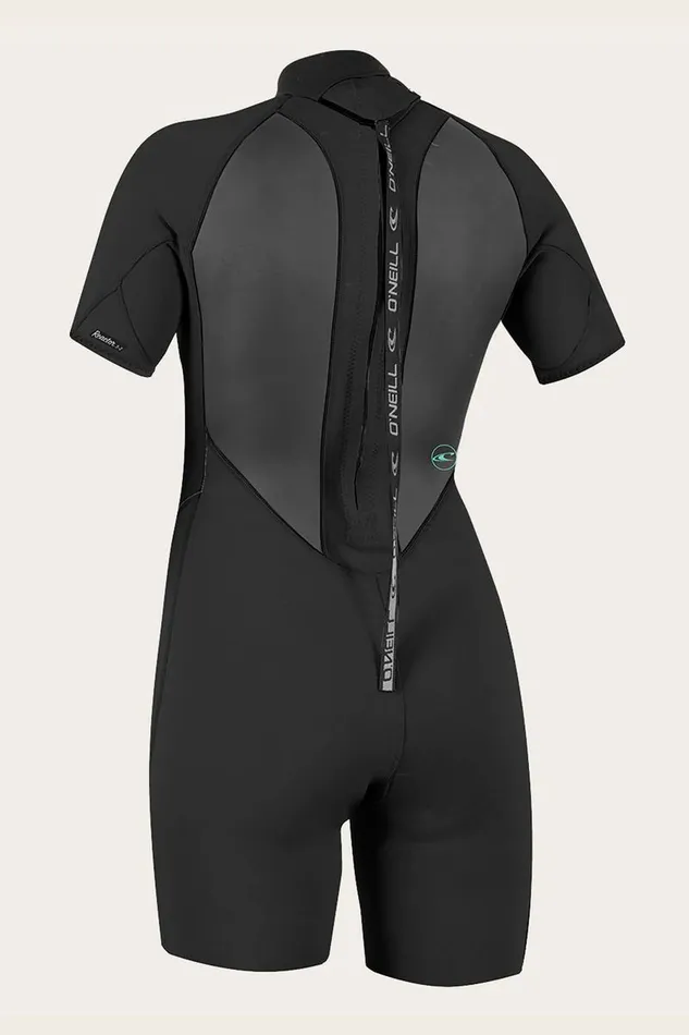 O039NEILL WOMEN039S REACTOR2 2MM BACK ZIP SS SPRING WETSUIT Blkblk Women Women039S Wetsuits