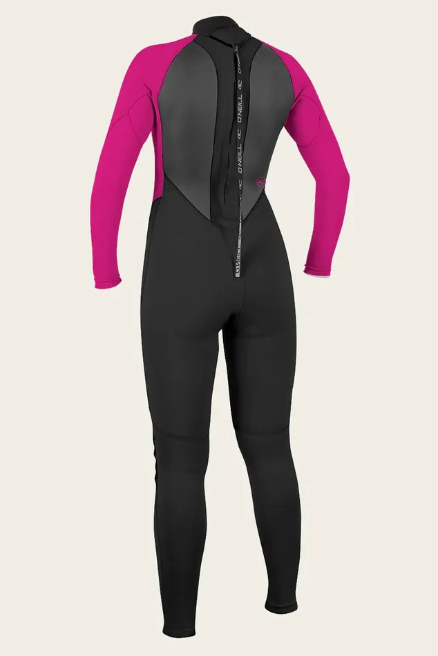 O039NEILL WOMEN039S REACTOR2 32MM BACK ZIP FULL WETSUIT Blkberry Women Women039S Wetsuits