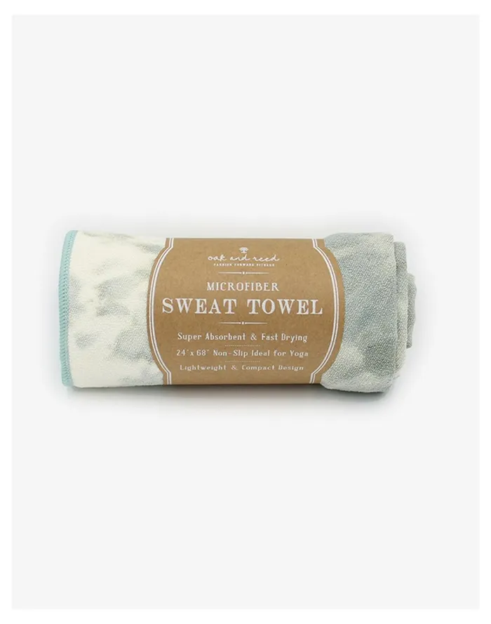 Oak And Reed Tie Dye Microfiber Yoga Towel Green Multi Women Madewell MWL Athleisure
