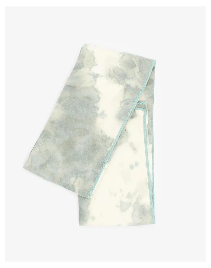 Oak And Reed Tie Dye Microfiber Yoga Towel Green Multi Women Madewell MWL Athleisure