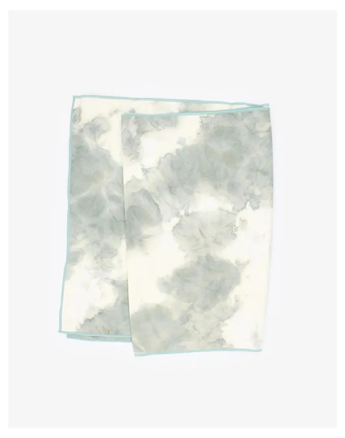 Oak And Reed Tie Dye Microfiber Yoga Towel Green Multi Women Madewell MWL Athleisure