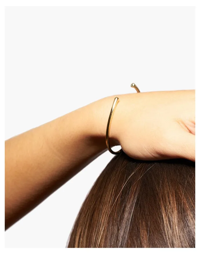 Odette New York Pointe Cuff Bracelet Gold Women Madewell Bracelets