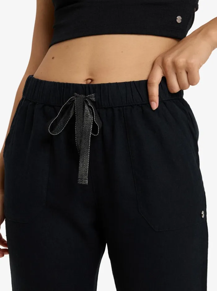 On The Seashore 8211 Cargo Pants Anthracite Women Roxy Trousers On The Seashore 8211 Cargo Pants Anthracite Women Roxy Trousers