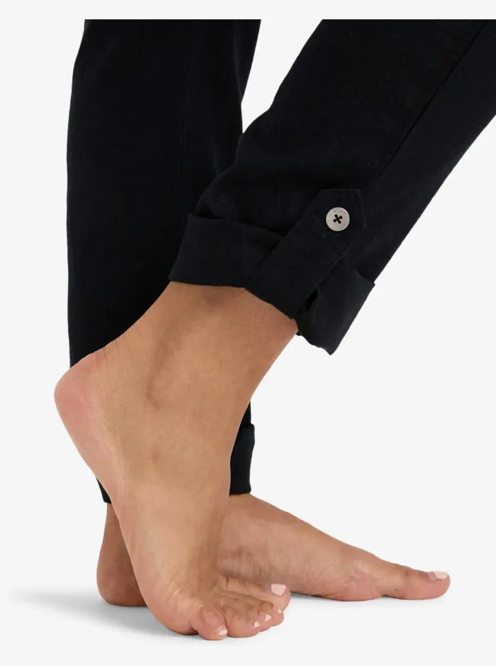 On The Seashore 8211 Cargo Pants Anthracite Women Roxy Trousers On The Seashore 8211 Cargo Pants Anthracite Women Roxy Trousers
