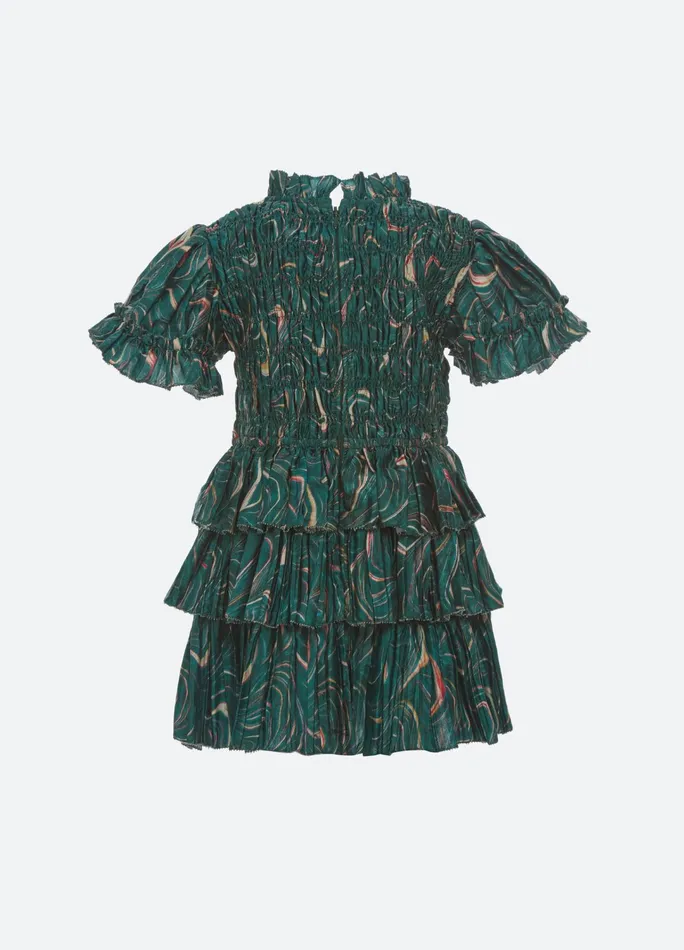 Online Kids Sea New York Amara Kids Dress Green