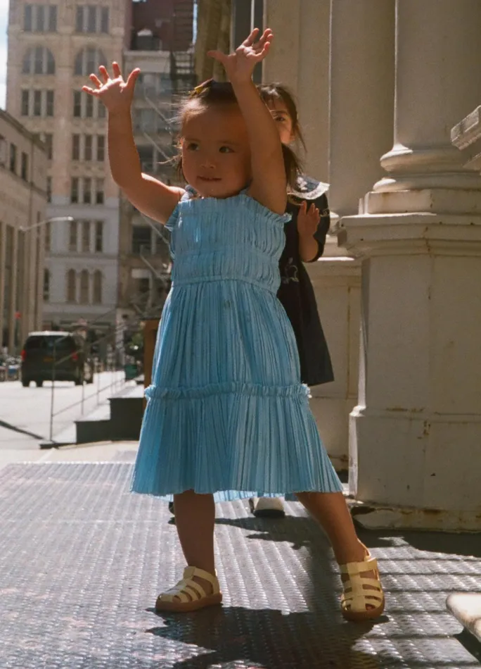 Online Kids Sea New York Parcie Kids Dress Sky