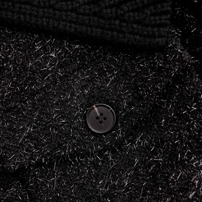 Outerwear Women Self Portrait Black Tinsel Boucle Bomber Jacket