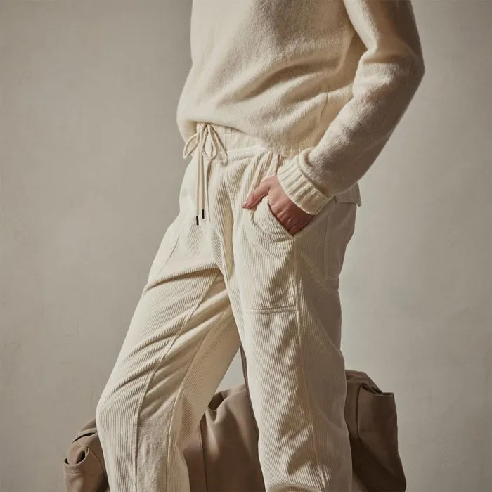 PantsDenim Women James Perse Corduroy Utility Pant Canvas Pigment PantsDenim Women James Perse Corduroy Utility Pant Canvas Pigment