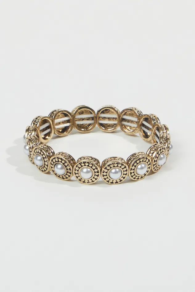 Pearl Cased Stretch Bracelet Women Jewelry Altar8217d State