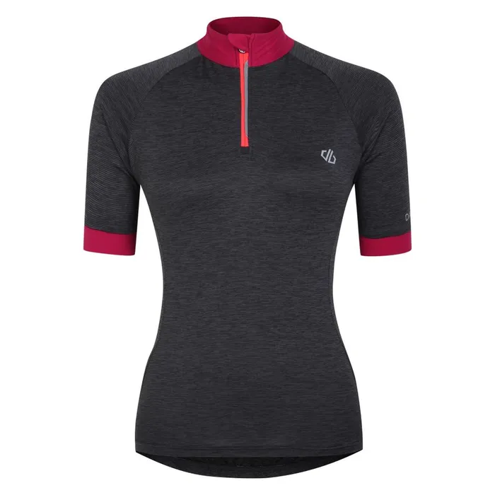 Pedal Through It II Jersey Black Marl Women Dare 2b Cycling Jerseys