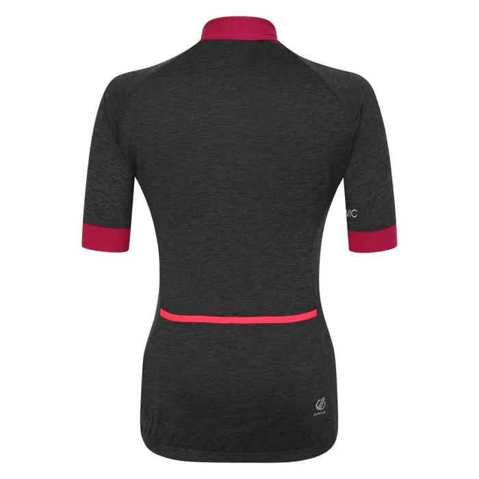 Pedal Through It II Jersey Black Marl Women Dare 2b Cycling Jerseys
