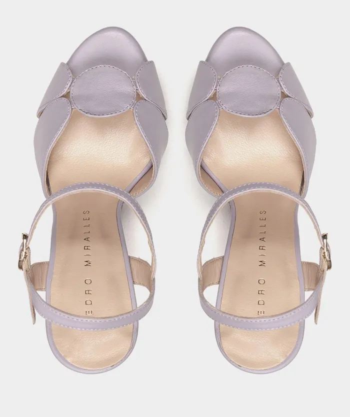 Pedro Miralles Bali Purple 8211 Heeled Sandals Women