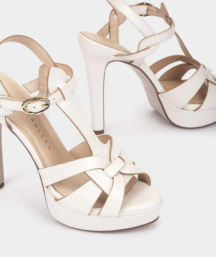 Pedro Miralles Copenhague White 8211 Heeled Sandals Women
