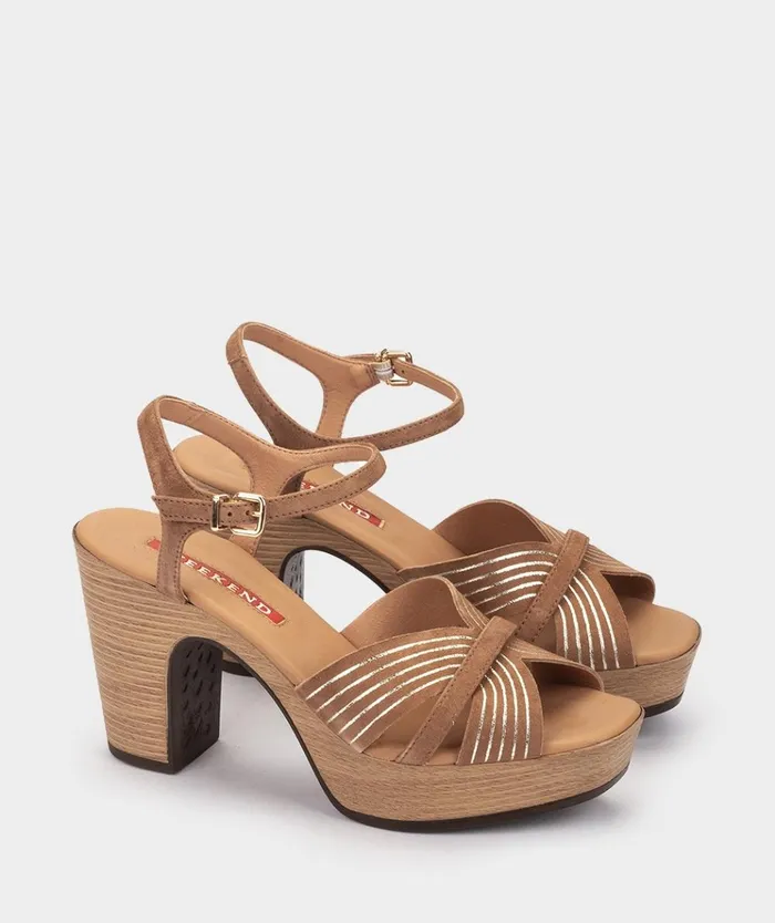 Pedro Miralles Daegu Brown 8211 Heeled Sandals Women