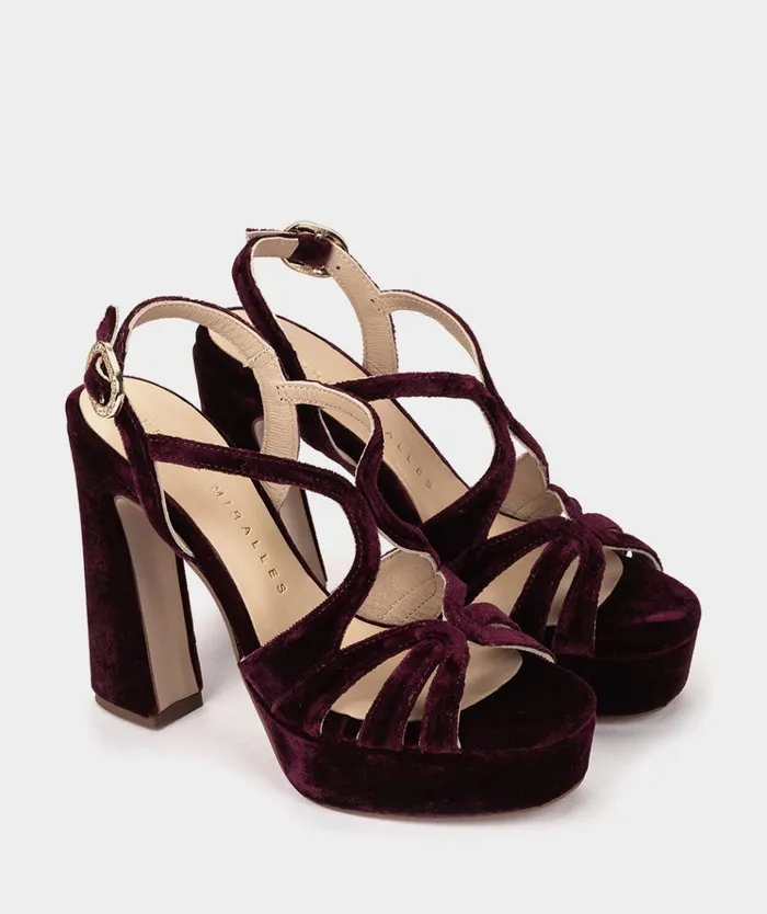 Pedro Miralles Malawi Red 8211 Heeled Sandals Women