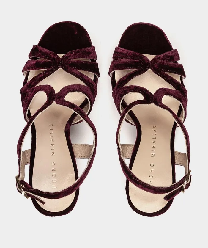 Pedro Miralles Malawi Red 8211 Heeled Sandals Women