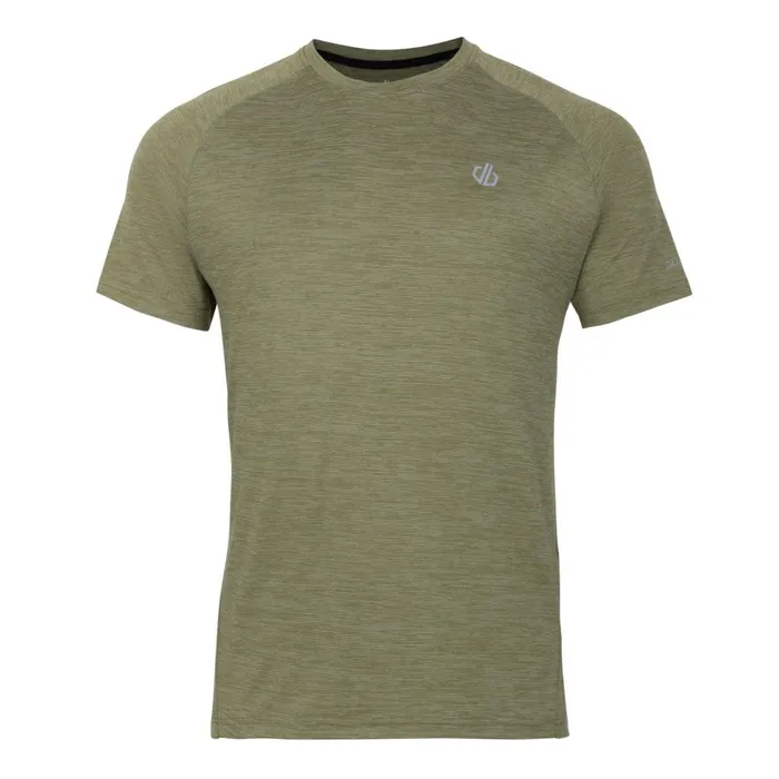 Persist TShirt Olivine Green Marl Men Dare 2b Gym Tops