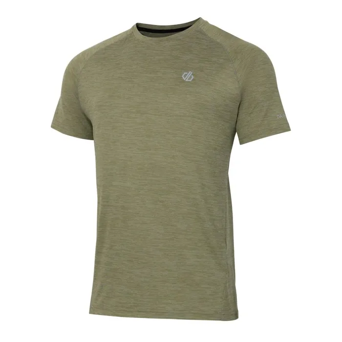 Persist TShirt Olivine Green Marl Men Dare 2b Gym Tops