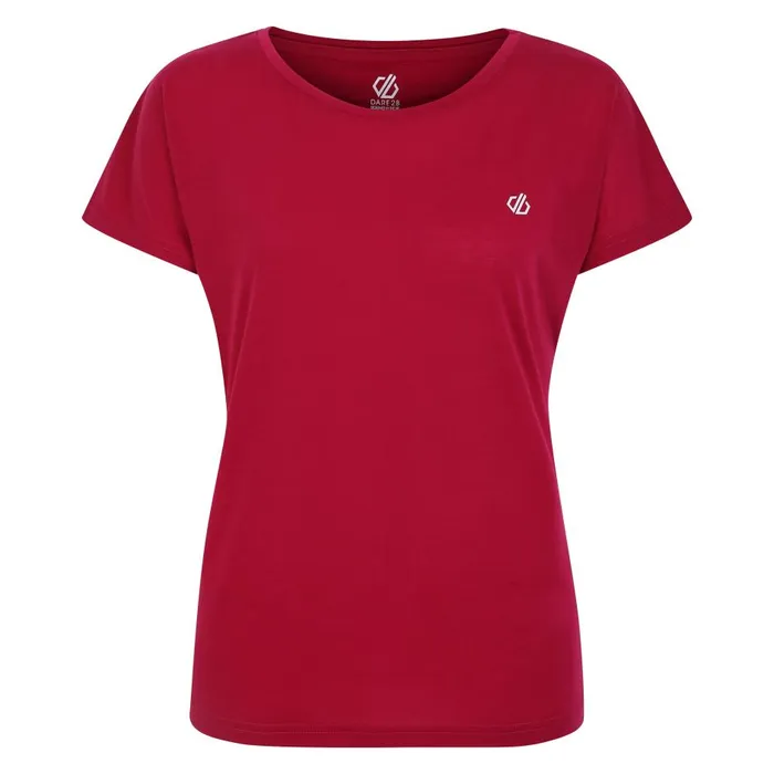 Persisting Lightweight Gym TShirt Berry Pink Marl Women Dare 2b Gym Tops
