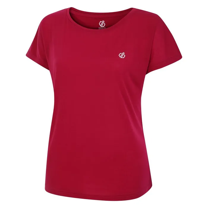 Persisting Lightweight Gym TShirt Berry Pink Marl Women Dare 2b Gym Tops