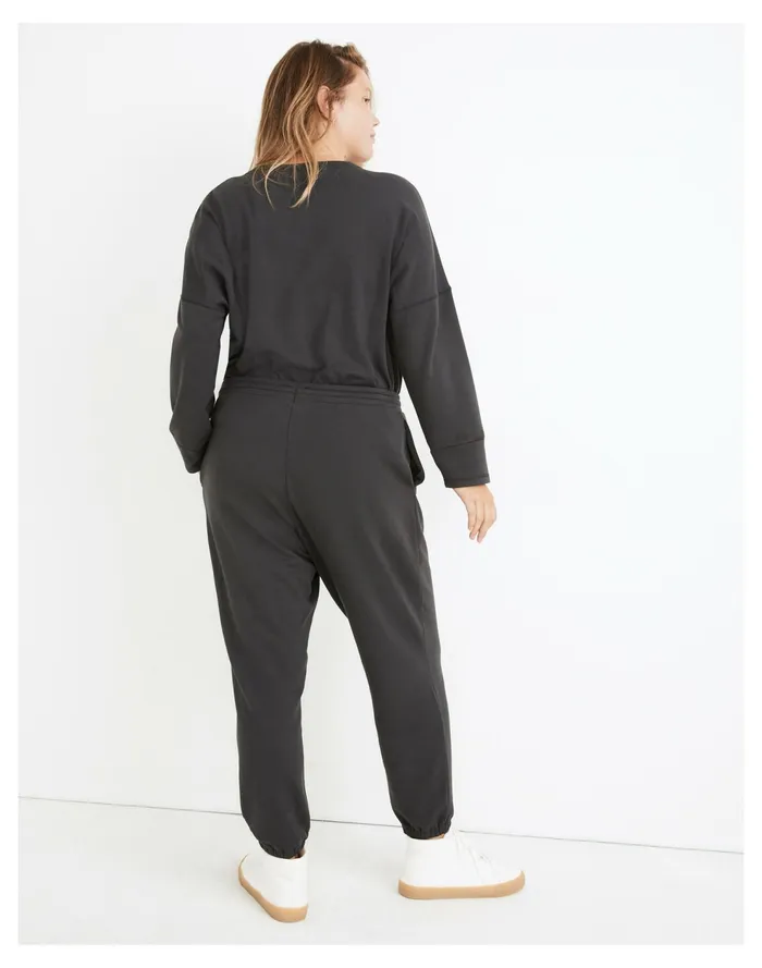 Petite MWL Superbrushed Easygoing Sweatpants Black Coal Women Madewell MWL Athleisure