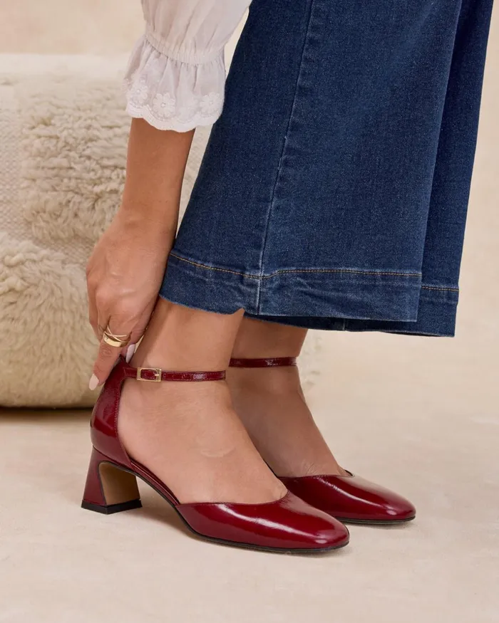 Pilpena Heel Shoe Cherry Women Polin Et Moi Heels