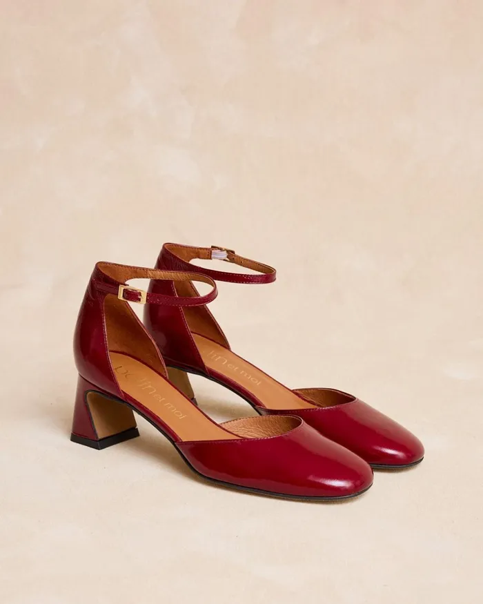 Pilpena Heel Shoe Cherry Women Polin Et Moi Heels