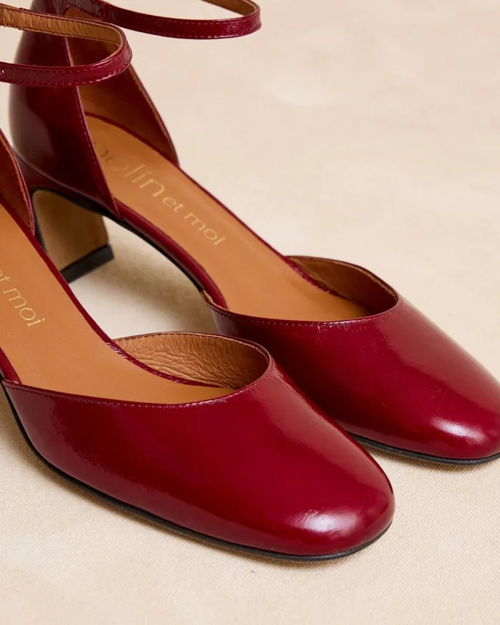 Pilpena Heel Shoe Cherry Women Polin Et Moi Heels