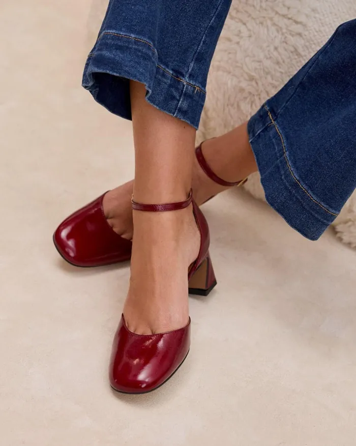 Pilpena Heel Shoe Cherry Women Polin Et Moi Heels