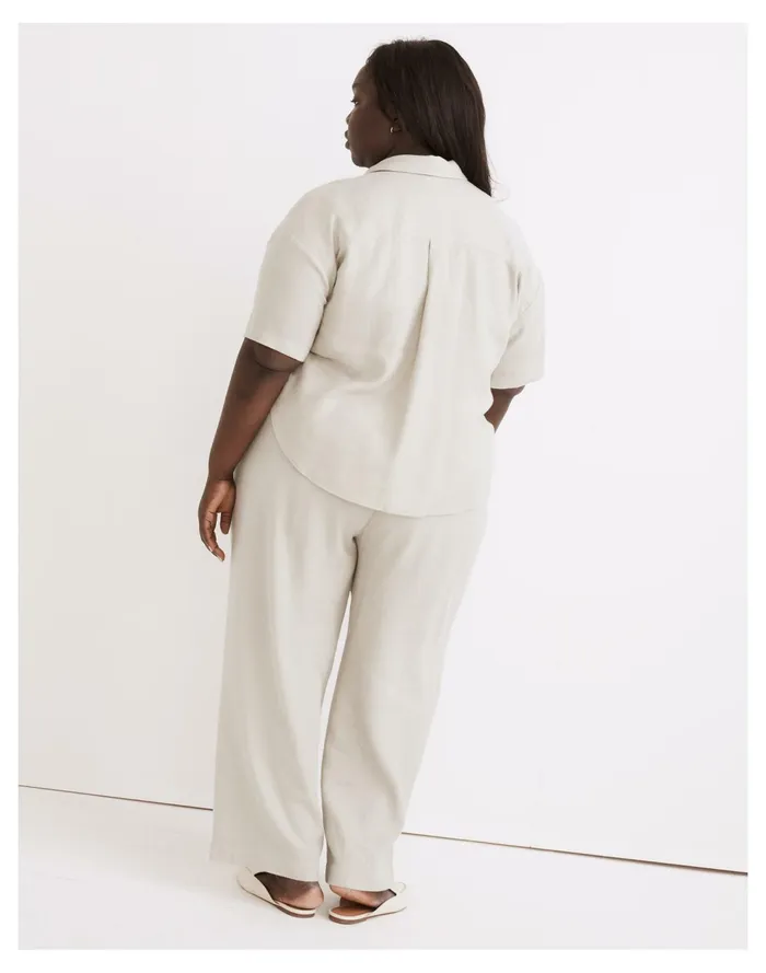 Plus Breezewoven Beachside Shirttail Top Ashen Sage Women Madewell Tops and Shirts Plus Breezewoven Beachside Shirttail Top Ashen Sage Women Madewell Tops and Shirts