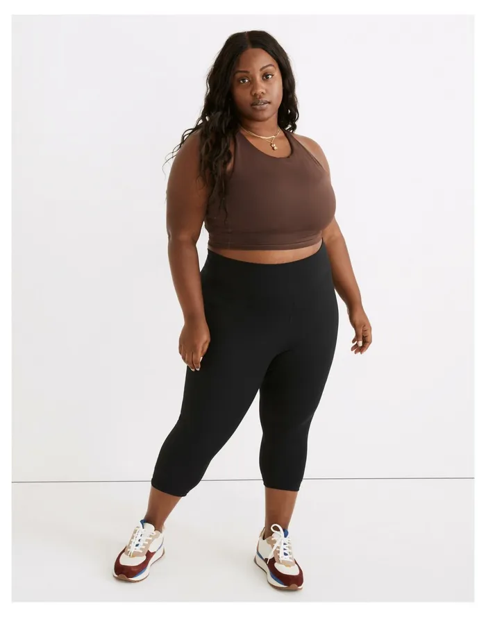 Plus Curvy MWL Form High Rise 23034 Leggings True Black Women Madewell Activewear