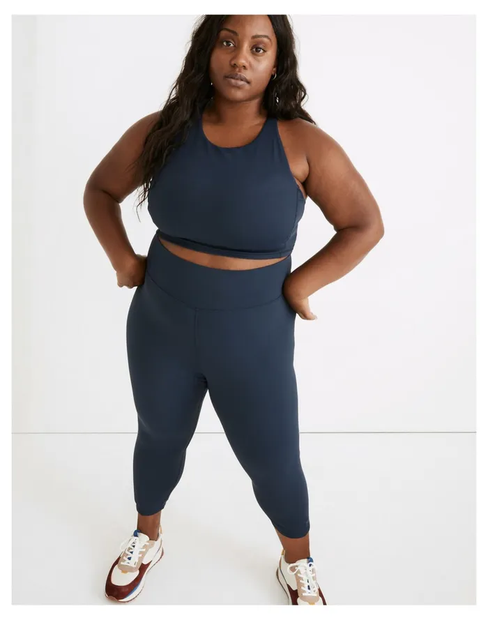 Plus MWL Form High Rise 25034 Leggings Dark Nightfall Women Madewell Activewear Plus MWL Form High Rise 25034 Leggings Dark Nightfall Women Madewell Activewear
