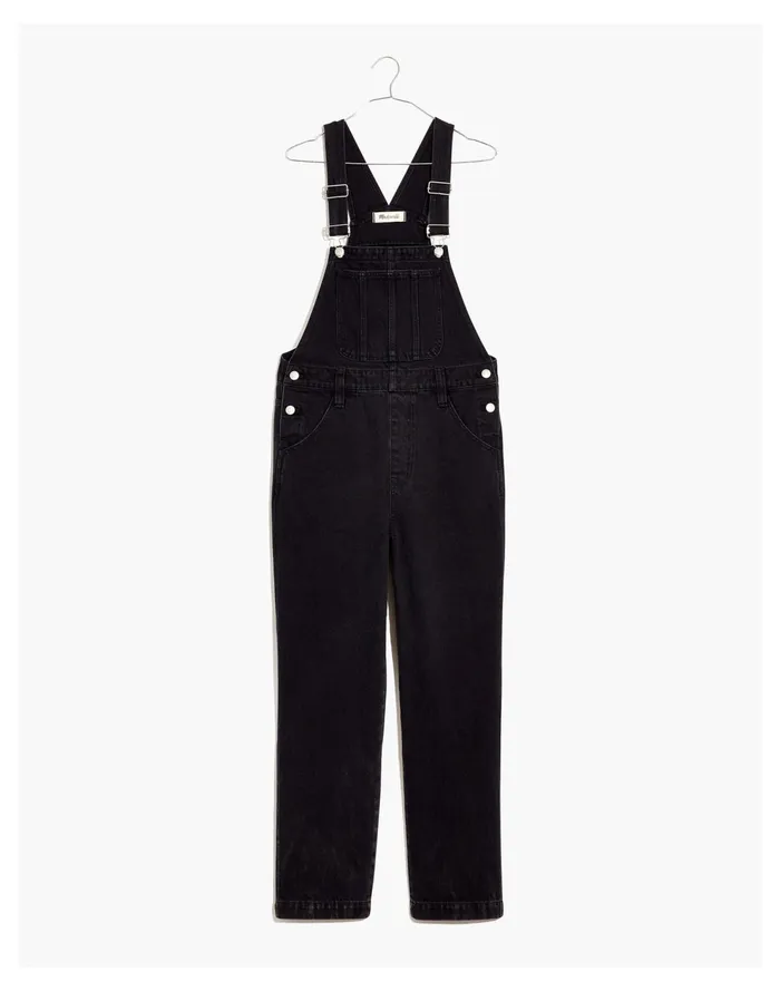 Plus Straight Leg Overalls In Lunar Wash Lunar Wash Women Madewell Jeans