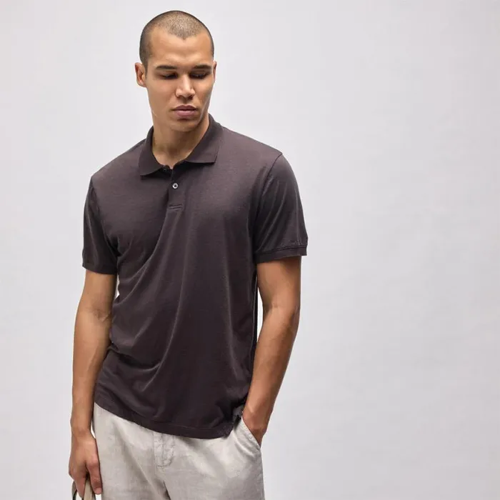 PolosNovelty Tops Men James Perse Luxe Lotus Jersey Polo Kona