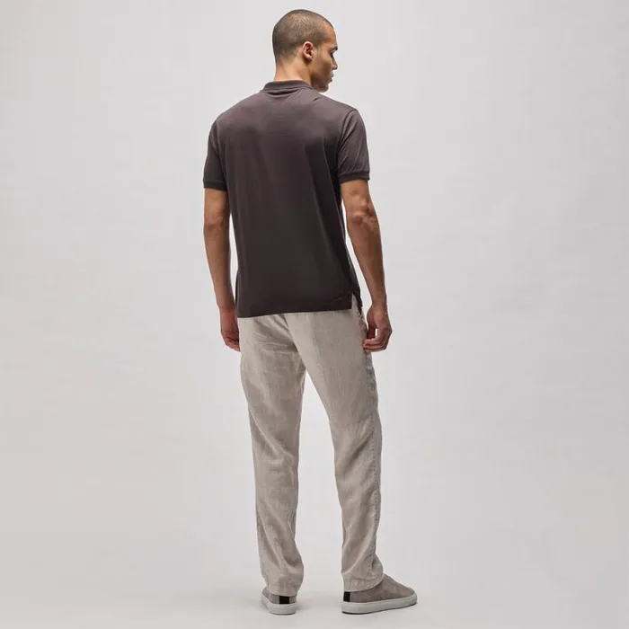 PolosNovelty Tops Men James Perse Luxe Lotus Jersey Polo Kona PolosNovelty Tops Men James Perse Luxe Lotus Jersey Polo Kona