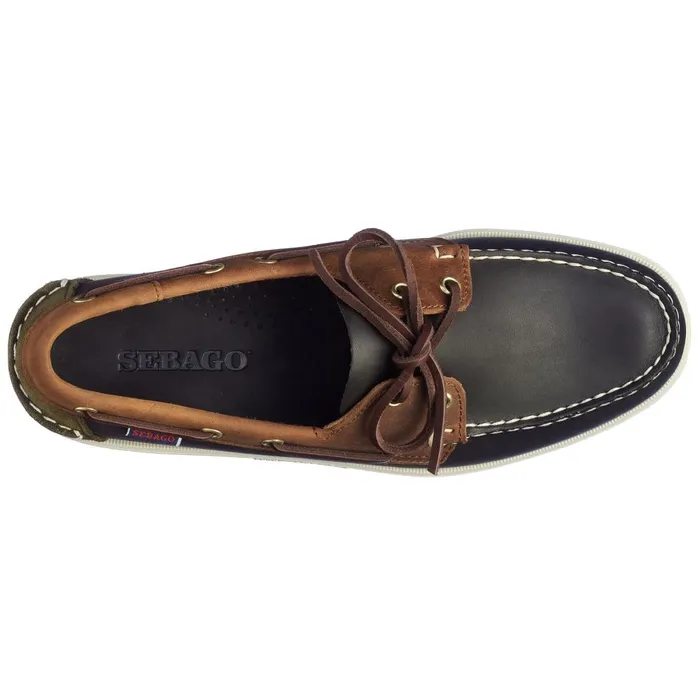 PORTLAND LEA OIL CH SUE Blue Men Sebago Boat Shoes