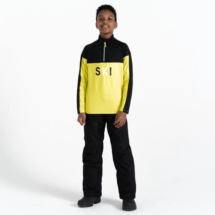 Pow Core Stretch Midlayer Yellow Plum Black Kids Dare 2b Midlayers