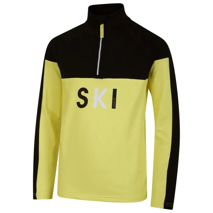 Pow Core Stretch Midlayer Yellow Plum Black Kids Dare 2b Midlayers